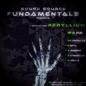 Drum Kit 004: Beryllium - Sound Source Fundamentals Drum Samples, Drum Kit - Drum Samples, [Shop_name] - soundsourcefundamentals.com