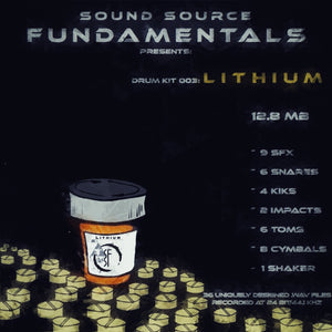 Drum Kit 003: Lithium - Sound Source Fundamentals Drum Samples, Drum Kit - Drum Samples, [Shop_name] - soundsourcefundamentals.com
