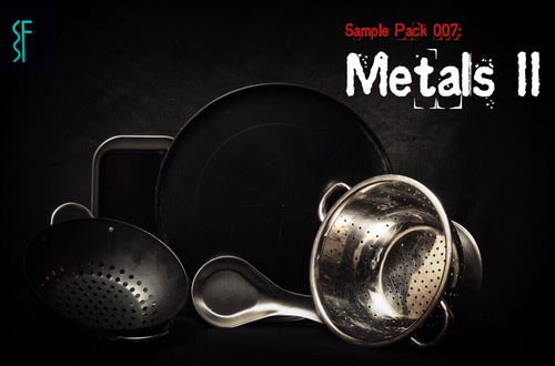 Sample Pack 007: Metals II - Sound Source Fundamentals Drum Samples, Sample Pack - Drum Samples, [Shop_name] - soundsourcefundamentals.com