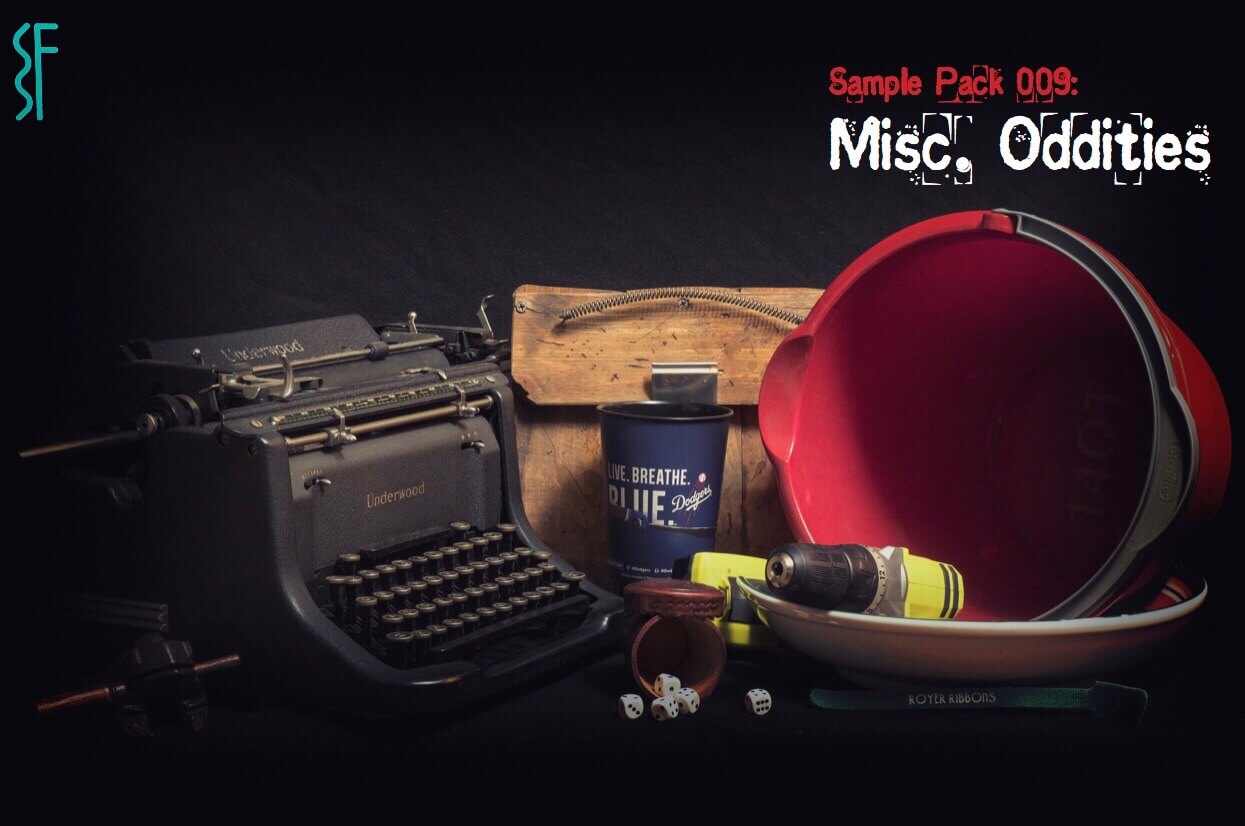 Sample Pack 009: Misc. Oddities - Sound Source Fundamentals Drum Samples, Sample Pack - Drum Samples, [Shop_name] - soundsourcefundamentals.com