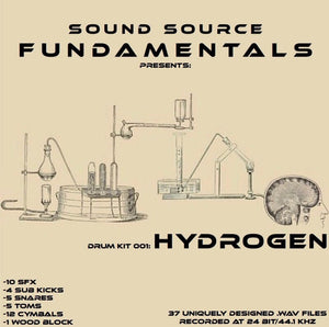 Drum Kit 001: Hydrogen - Sound Source Fundamentals Drum Samples, Drum Kit - Drum Samples, [Shop_name] - soundsourcefundamentals.com